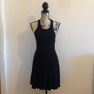 Abercrombie black knit sleeveless dress